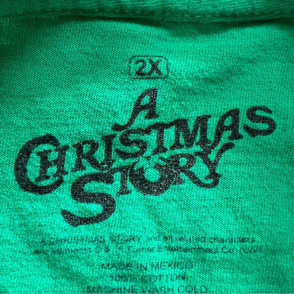 ⭐️ Ralphie Oh Fudge Christmas Story Short Sleeve Tee Shirt Size 2XL - Picture 5 of 10